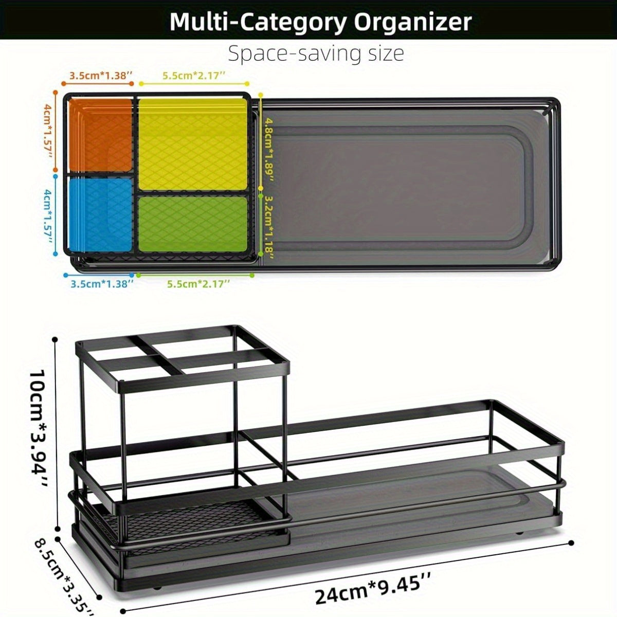 Toothbrush Holders with Water Absorbing Diatomite for Bathrooms, Electric Tooth Brush Toothpaste Holder, Kitchen Countertop Sink Caddy Sponge Organizers and Storage, Stone Drying